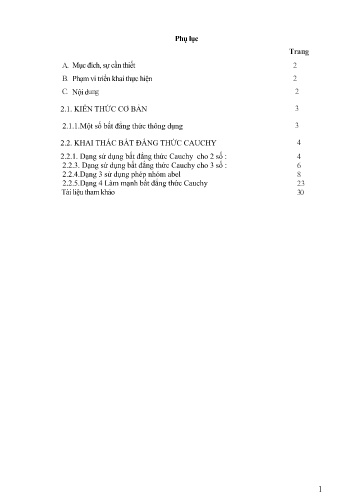 Sáng kiến kinh nghiệm Khai thác bất đẳng thức Cauchy bồi dưỡng học sinh giỏi lớp 10